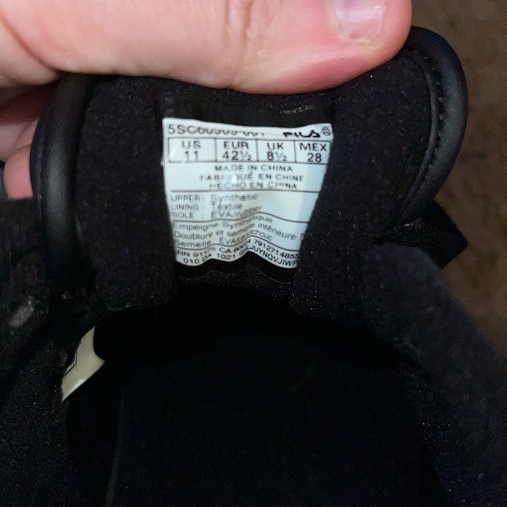 Fila black sneakers - Picture 6 of 6